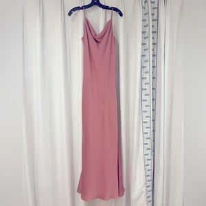Dusty rose slip dress